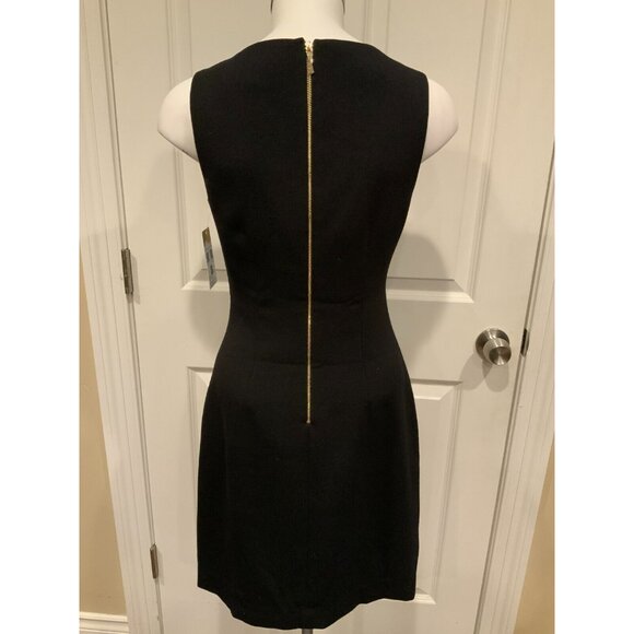 Kate Spade New York Black Sheath Dress W/ Jeweled Neckline, Size 2 (US) - Picture 5 of 7